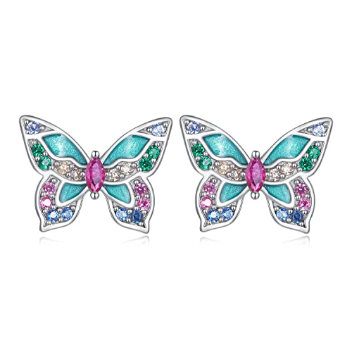 Boucles d'oreilles Papillon pour Femmes en Argent | Bijoux Élégants