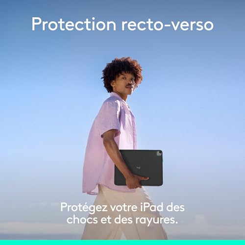 Flip Folio étui clavier pour iPad Pro 13 pouces M4 et iPad Air 13 pouces M2 et M3 2024 2025 - vue 7