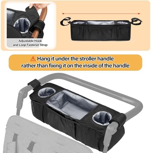 Wagon Parent 콘솔, Wonderfold W4와 호환, 블랙 — 사진 2