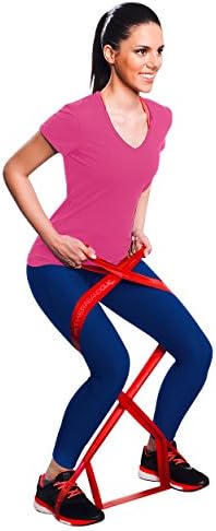 THERABAND CLX Latex-Free Resistance Band, Pilates, Home Gym, HIIT, Physical Therapy, Rehab & Fitness Equipment, 2.5 Metre, Red, Medium