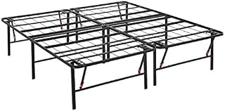 AmazonBasics Foldable, Metal Platform Bed Frame with Tool-Free Assembly, No Box Spring Needed
