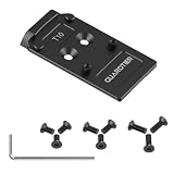 Guardtier T10 Red Dot Mounting Adapter Plate Compatible with RMR/SRO Sights and Glock G17 G19 MOS...