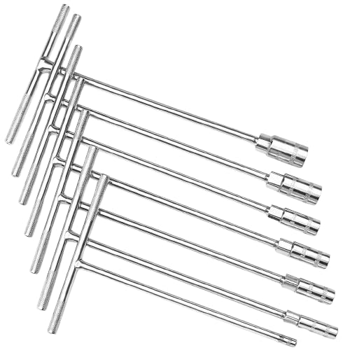 Image of Padmakshi 7Pcs Hex T-Socket T Spanner Set for Automobiles /Bike /Car Repair Tools Kit Socket Set (7mm to 14mm)(Pack of 7)