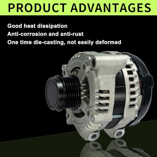 BLCYANUE 11570N Alternator Compatible with Dodge Grand Caravan 2011-2016,for Chrysler 200 2011-2014,for Town & Country 2011-2016,for Ram C/V 2012-2015,for Volkswagen Routan 2011-2014,Avenger Journey by BLCYANUE - Used condition - Image 5