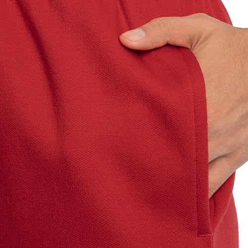 Image of Fruit of the Loom Eversoft Fleece Elastic Bottom Sweatpants with Pockets, Relaxed Fit, Moisture Wicking, Breathable