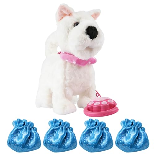 Interactive Electronic Plush Puppy Toy with Voice Mimicry for Toddler Fun and Language Learning Interactive Electronic Plush Pup