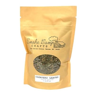 Smoke Camp Crafts Cleavers Leaves (Galium aparine) 1 oz (28 grams) Dried Herb