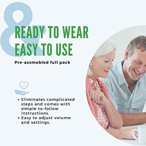 Supli Rechargeable Hearing Aids For Seniors (Pair),Psap Digital Personal Sound Amplification Products Devices With Noise Cancellation (Beige) #TOP3