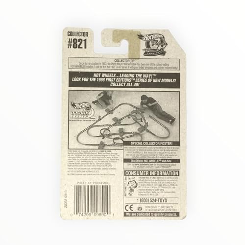 Hot Wheels '96 Mustang Convertible, [White] #821 5 Spoke