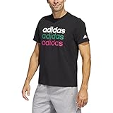 adidas terrex mid gtx Cuello redondo de canalé Adidas Hombre Graphic tee (Short Sleeve) M Mult G T, Black, HS2523, M