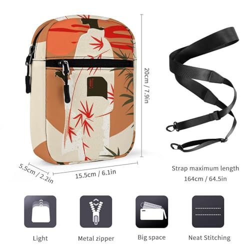 Satchel Tote Bag Messenger Bag Traditional Elegant Women Printed Mini Sling Bag Purse Suitable for Work Travel2