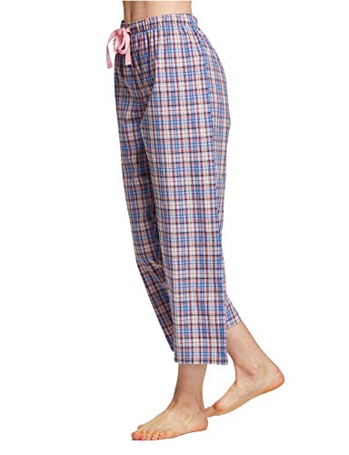 Image of CYZ Comfortable Cotton Capri Woven Pajamas for Women, Casual Capris for Women, Perfect for Daily Wear and Sleepwear
