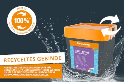 Chlortabletten für Pools von Steinbach – Quattrotabs 200g