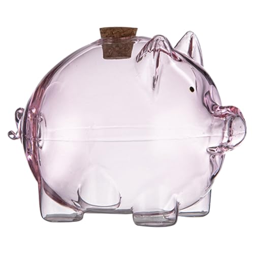 Barattolo di salvadanaio decorativo a forma di maiale, contenitore decorativo per espositore, scrivania, salvadanaio portatile a forma di maiale