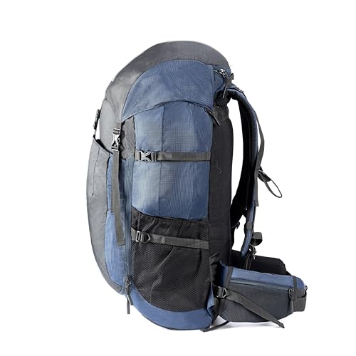 Image of TRIPOLE Expeak 60L Rucksack Bag for Men & Women | Front Opening, Laptop Compartment & Raincover | Trekking, Hiking & Backpacking