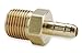 Parker 28-4-2 Dubl-Barb Male Connector 1/4 Tube X 1/8 NPTF Brass