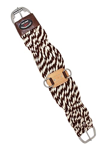 CHALLENGER Horse 30" Western 27 Strand Double Weave Two-Tone Mohair Straight Cinch 97RT06-30