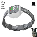 【Prevención segura de ladridos】Este collar antiladridos para perros incorpora un sistema de descarga eléctrica que corrige suavemente los ladridos excesivos y ayuda a los perros a desarrollar buenos hábitos.