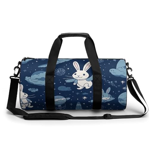 Sac de voyage en toile blanc de 45 cm pour le sport et le yoga