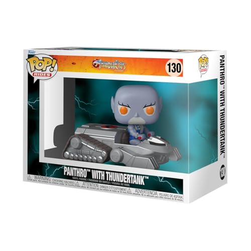 Funko Pop! Rides: TC - Panthro with Thundertank - Thundercats- Figura de Vinilo Coleccionable - Idea de Regalo - Mercancia Oficial - Juguetes para Niños y Adultos - TV Fans