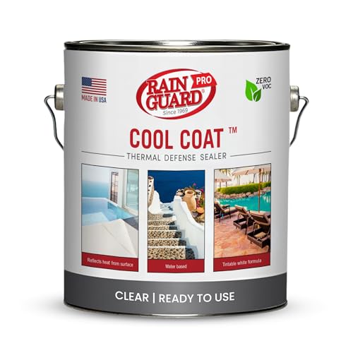 Rain Guard Water Sealers SP-2000 Cool Coat Clear Thermal Barrier Ready to USE on Exterior Surfaces Covers up to 200 Sq. Ft. 1 Gallon