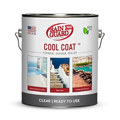 Rain Guard Water Sealers SP-2000 Cool Coat Clear Thermal Barrier Ready To USE On Exterior Surfaces Covers Up To 200 Sq. Ft. 1 Gallon