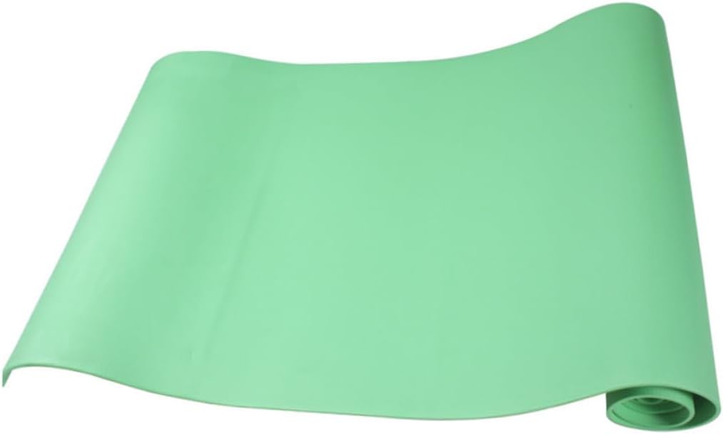 KESYOO Portable Anti-slip EVA Yoga Mat Deep Green High Density Cushioned Fitness Mat for Hot Yoga Pilates Aerobic Stretching Outdoor Camping Exercise