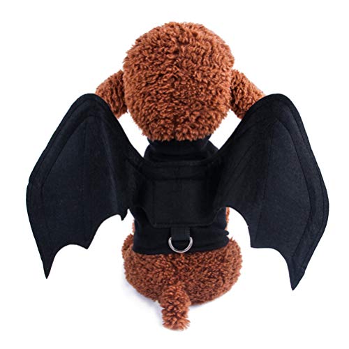 Fantasias de Halloween KesYOO para animais de estimação com asa de morcego roupas para festa para cã