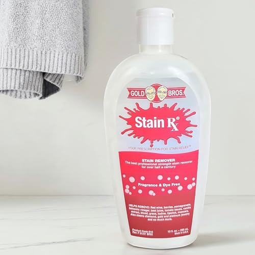 Stain Rx Stain Remover, Effectively Eliminates Stains from Wine, Berries & Blood on Fabrics,...