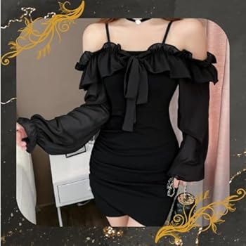 Amazon.co.jp: [NOVUS VENTUS] オフショルダー キャミ タイト ミニ