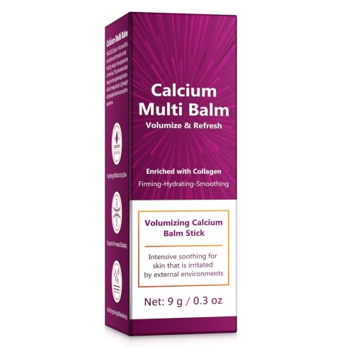 Calcium Multi Volume Balm Calcium Volume Multi Balm Collagen Moisturizing Stick Anti-aging Deeply Hydrating Firming Skin Intensive Repair Moisturizing Cream for Face Eyes area Neck