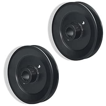 2-Pack Bad Boy Idler Pulley 033-7201-25-5 - 5 3/4" Pulley For MZ, ZT, Outlaw Mower Decks