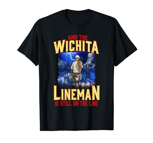 LyricVerse - WICHITA LINEMAN - Lightning Sky T-Shirt