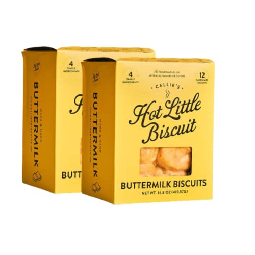 Callie's Hot Little Biscuit| Buttermilk Biscuit | Handmade Southern Biscuits | Two 12-Packs | 24 Biscuits Total #TOP15