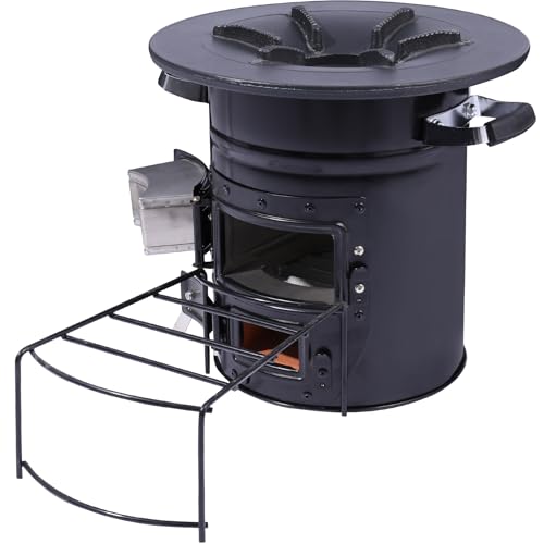 Lineslife Camping Rocket Stove Wood Burning Portable for...