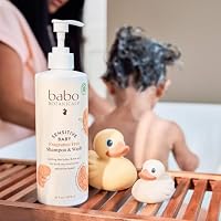 Babo Botanicals Fragrance-Free 2-in-1 Baby Shampoo & Wash - Shea Butter, Calendula & Aloe - EWG Verified, Cruelty-Free, Vegan - Pediatrician Tested - 16 Fl Oz — image 9