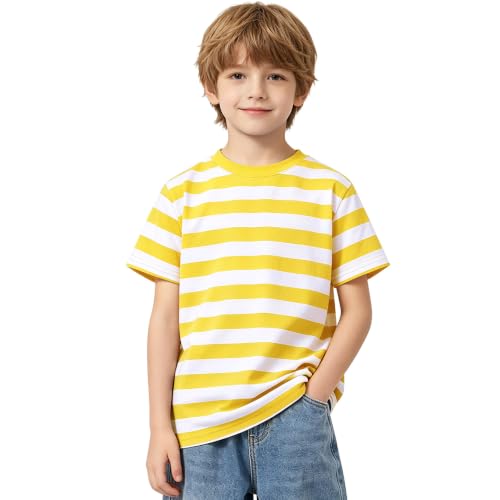 Image of Magic Park 6M-14Y Kid Striped T-Shirt Boys Cotton Tee Basic Top