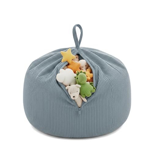 Gutekissen® Sitzsack Kinder- Bezug für Stofftiere 85×85×50 cm...