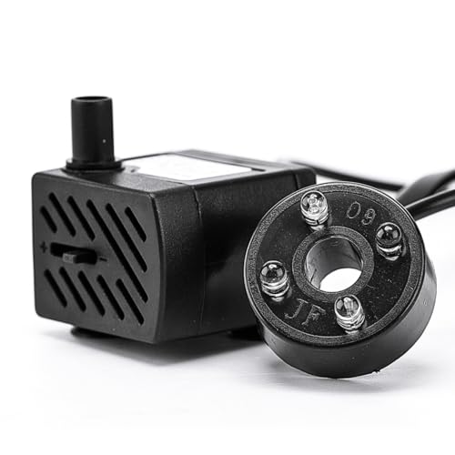 Bomba Submersa PL-118 com Luz LED para Aquários e Fontes – 220 L/H, Silenciosa, Baixo Consumo e Bivo