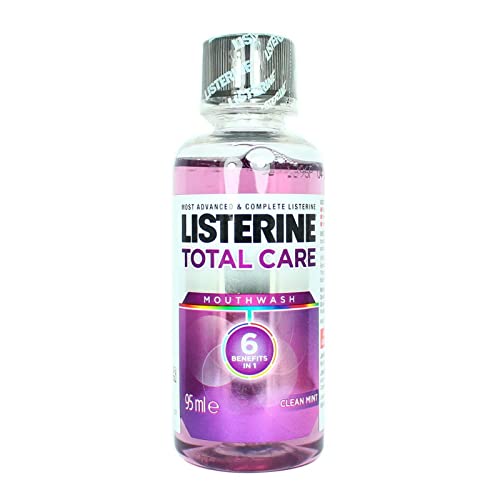 2x Listerine TOTAL CARE Mouthwash MINI Travel Size 95ml