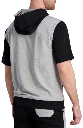 KARL LAGERFELD Men's Soft Color Block Hoodie4