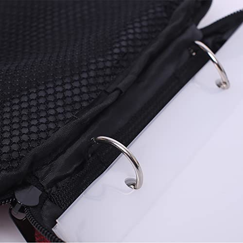 Raprance Fishing Soft Plastic Baits Tackle Binder Lure Organizer Storage Bag（Red） #TOP5