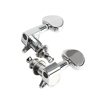 ibasenice Pieces 12 Pièces Chevilles De Guitare Cheville De Guitare Tête De Guitare Acoustique Guitare Squier Mécaniques Guitare V Guitare Accordeurs De Tête De Machine Nez Réglage Cromino – Image 6