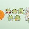 5pcs Frog Music Enamel Pins Funny Cute Guitar Frog Brooches Cartoon Animal Brooch Badge for Backpacks Badges Hats Bags Deco Jewelry Gift #1