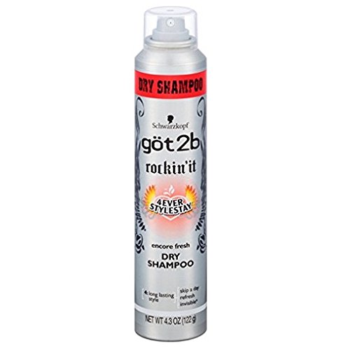 got2b Rockin' It Dry Shampoo, Encore Fresh 4.3 oz (Pack of 2)