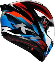 AGV K1 S Fastlap Helm, schwarz/rot/blau, L (59/60) – Ansicht 3