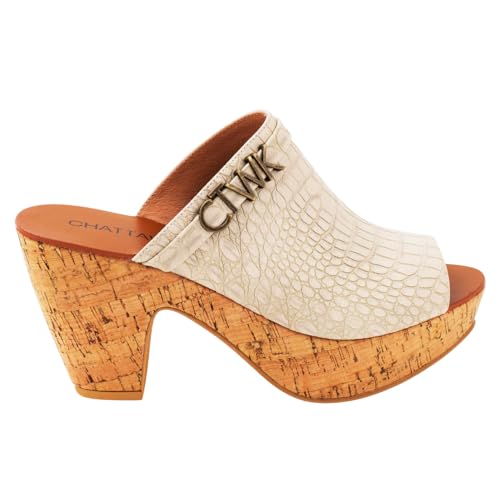 Sabot CHATTAWAK Ilona Ivoire 40 | Mules Fermées et Chaussures Été