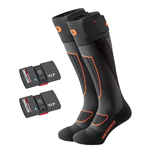 Hotronic BootDoc Heat Socks Set XLP 2P BT PFI 50 - Surround beheizbare Socken mit Akku 4400 mAh bis zu 20h Schwarz XL
