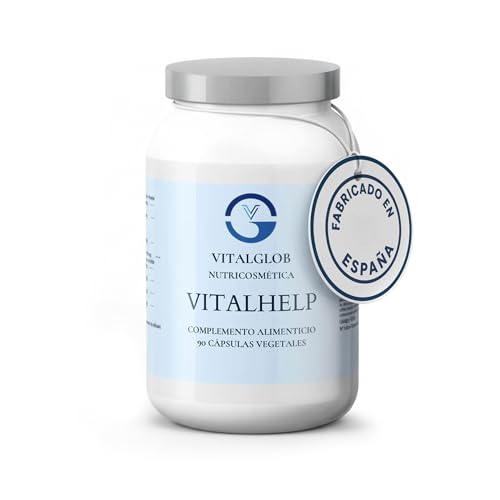 Vitalhelp Cápsulas para Acelerar el Metabolismo y Reducir Líquidos, con Maca, Maté, Té Verde, L-Carnitina, Café Verde y Guaraná, Quemagrasas Natural, Vegano, Fabricado en España, 90 Cápsulas