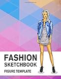 Fashion Sketchbook Figure Template: 430 Large Female Figure Template for Easily Sketching Your Fashion Design Styles and Building Your Portfolio